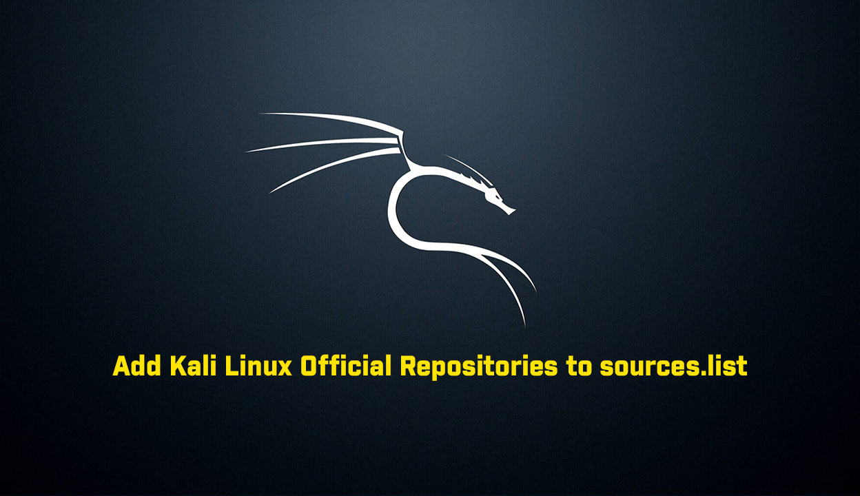 How to Fix Kali Linux Repositories File | (/etc/apt/sources.list)