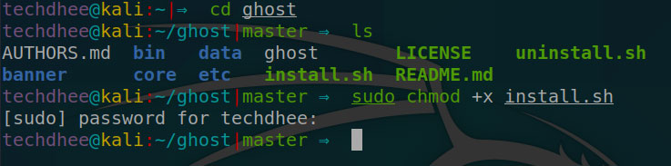 Ghost Framework Install