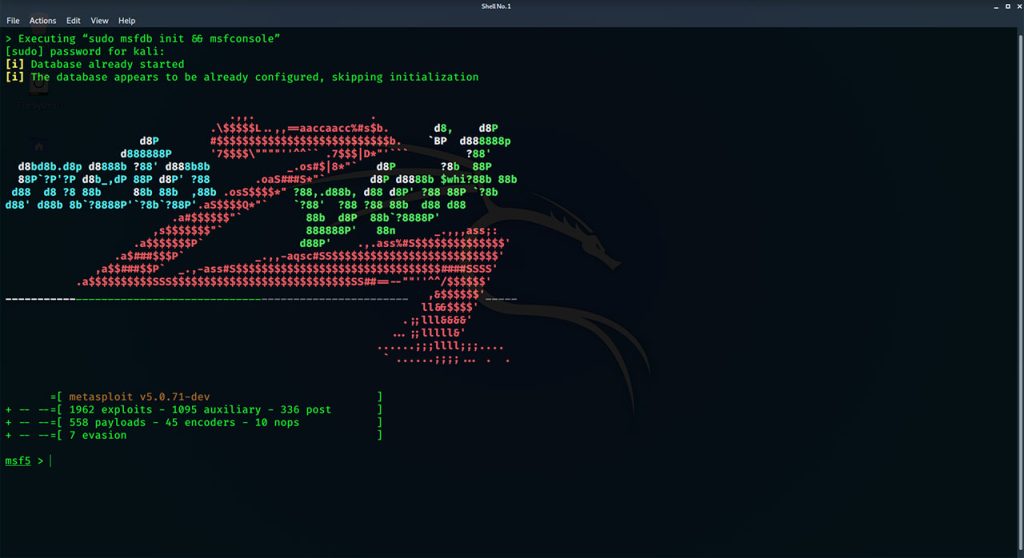 Metasploit Framework in Kali Linux