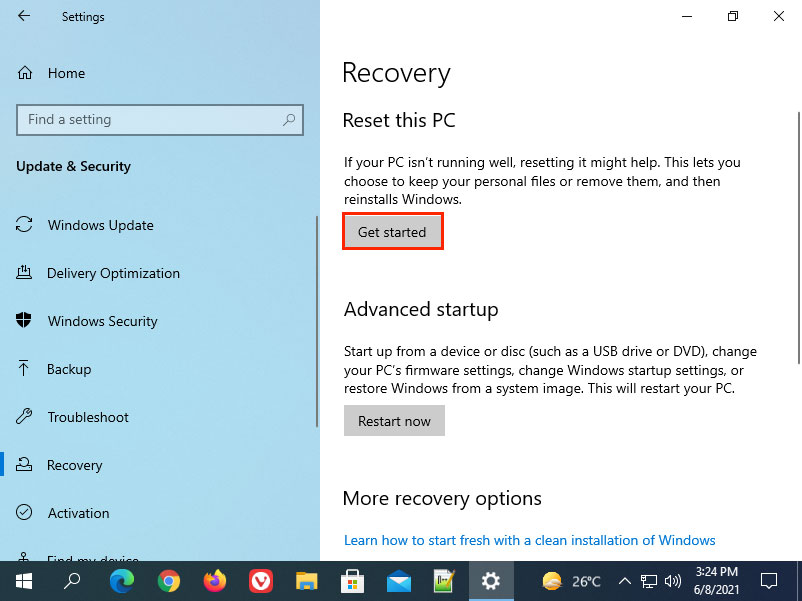 Windows 10 Get Started