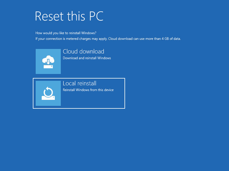 How to Reset Windows 10