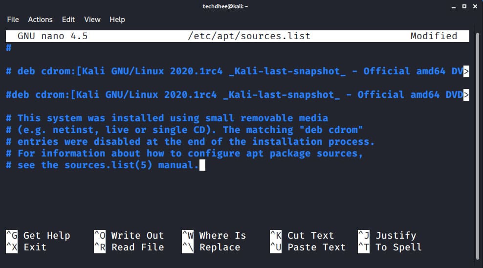Kali Linux Offline Default Repository